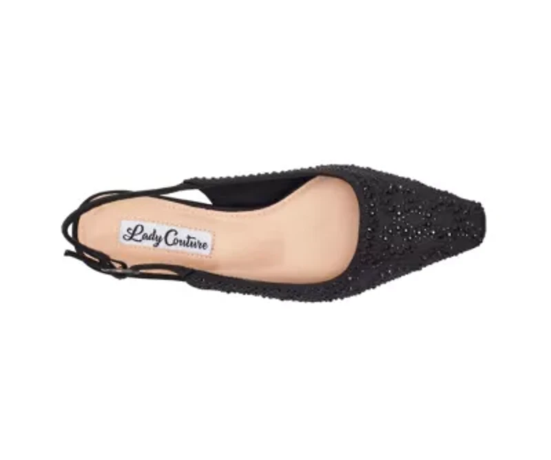 Lucy, Glitter Rhinestones Ankle Bootie