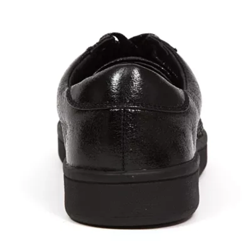 Paris, Low Top Laser Cut Sneaker With Rhinestones