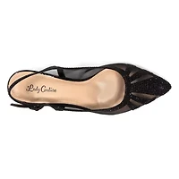 Macy, Rhinestone Trimmed Slingback Pump