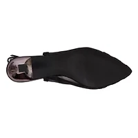 Macy, Rhinestone Trimmed Slingback Pump