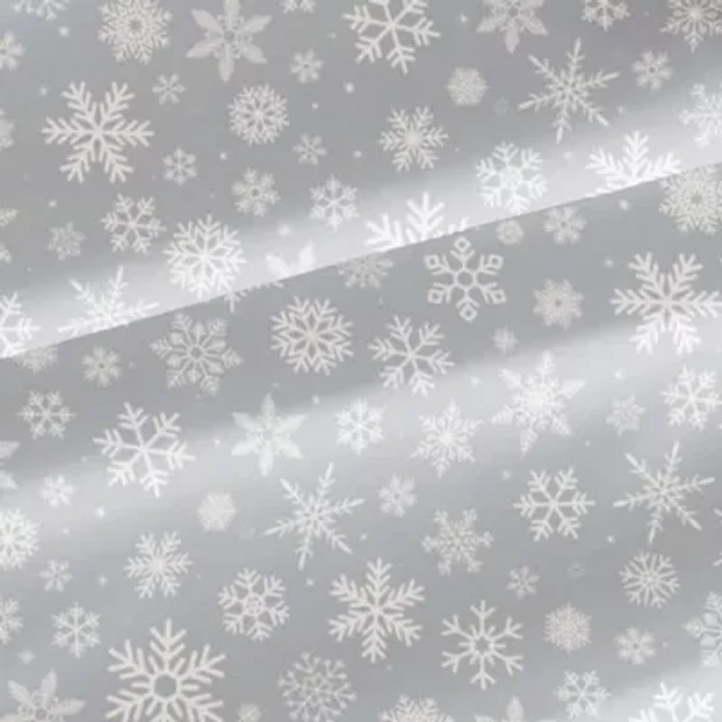 Ultra Soft Snowflake Patterned Christmas Sheet Set