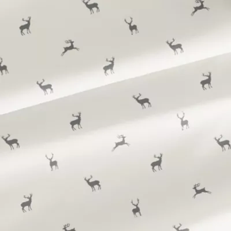 Ultra Soft Reindeer Patterned Christmas Sheet Set