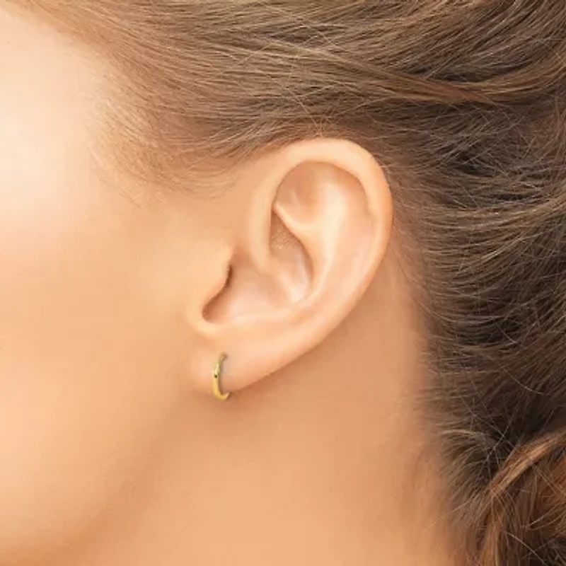 Sterling Silver 1.3mm Endless Hoop Earrings