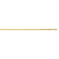 14K 16' Oval Snake Chain with lobster clasp
