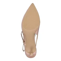 Alilac Pointy Toe Dress Slingback Pumps