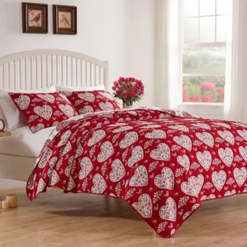 Lovebirds Coverlet Set