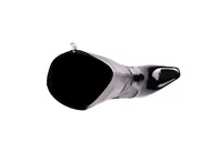 Villa, Tall Lucite Square Toe Elastic & Nappa Boot