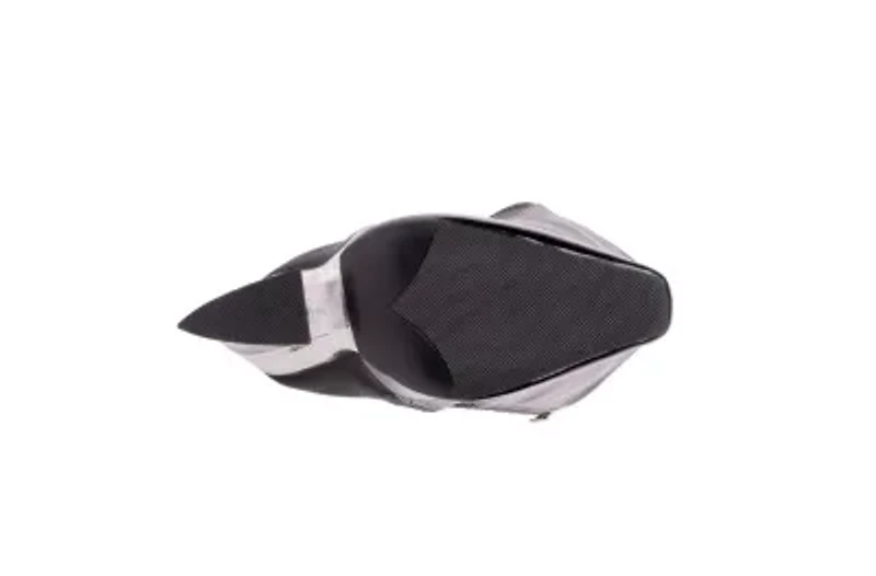 Villa, Tall Lucite Square Toe Elastic & Nappa Boot