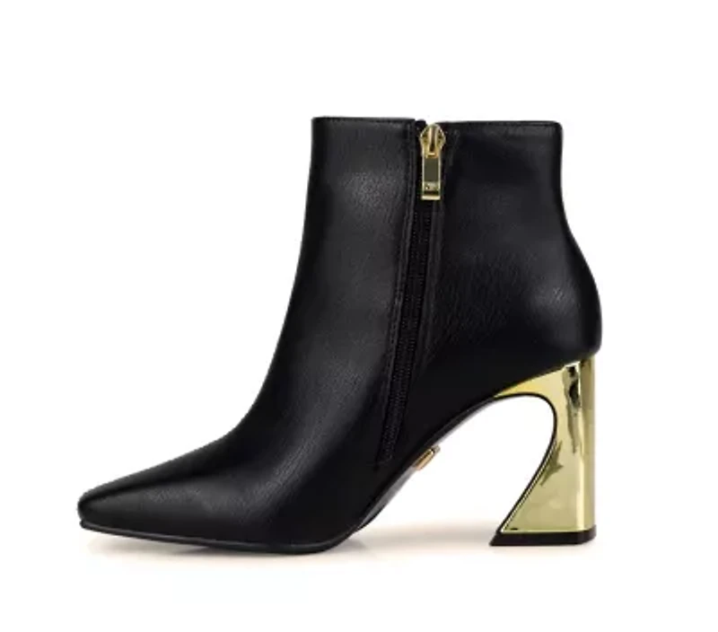 Lush, Double Zipper Metal Heel Boot