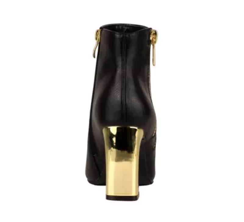 Lush, Double Zipper Metal Heel Boot