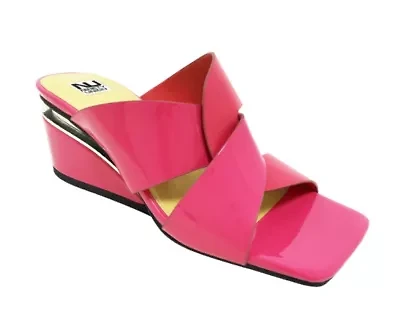Magical, Metallic Trim Wedge Sandal