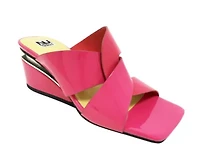 Magical, Metallic Trim Wedge Sandal