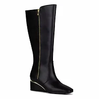 Morgan, Metal Trim Wedge Tall Boot
