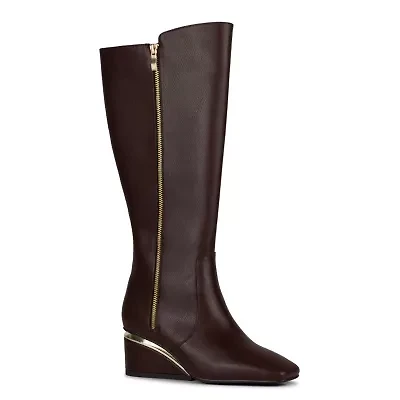 Morgan, Metal Trim Wedge Tall Boot