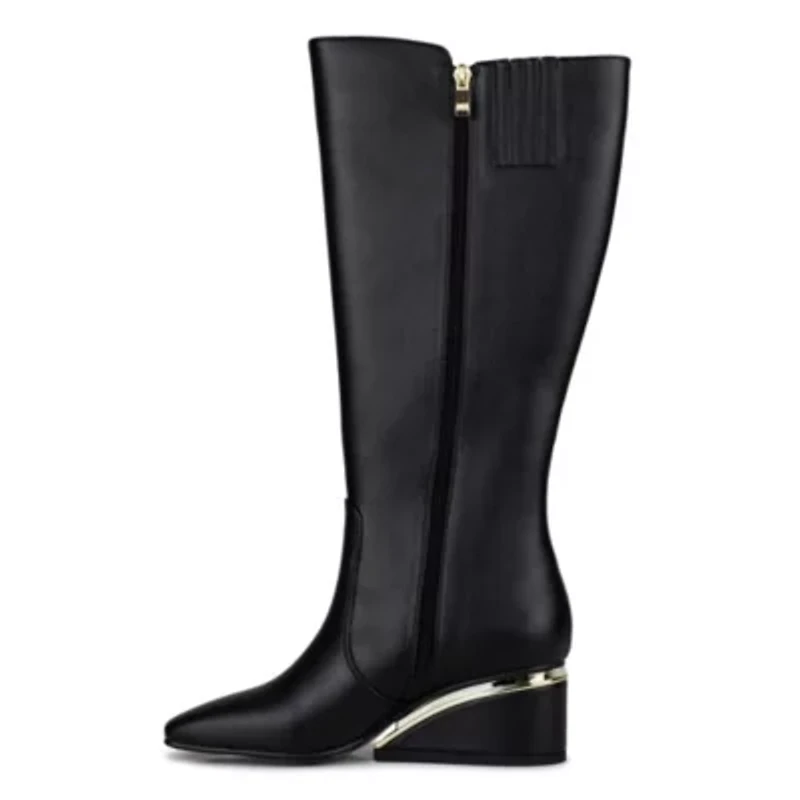 Morgan, Metal Trim Wedge Tall Boot