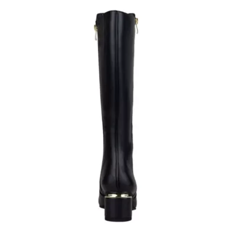 Morgan, Metal Trim Wedge Tall Boot