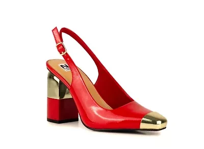 Nova, Metal Toe, Heel Slingback