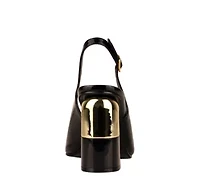 Nova, Metal Toe, Heel Slingback