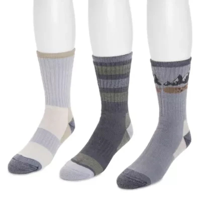 Crew Hike Heat Retainer Socks (3 Pack)