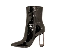 Palladium, Geometric Metal Heel Bootie