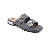 Resort, Double Jewel Buckle Sandal