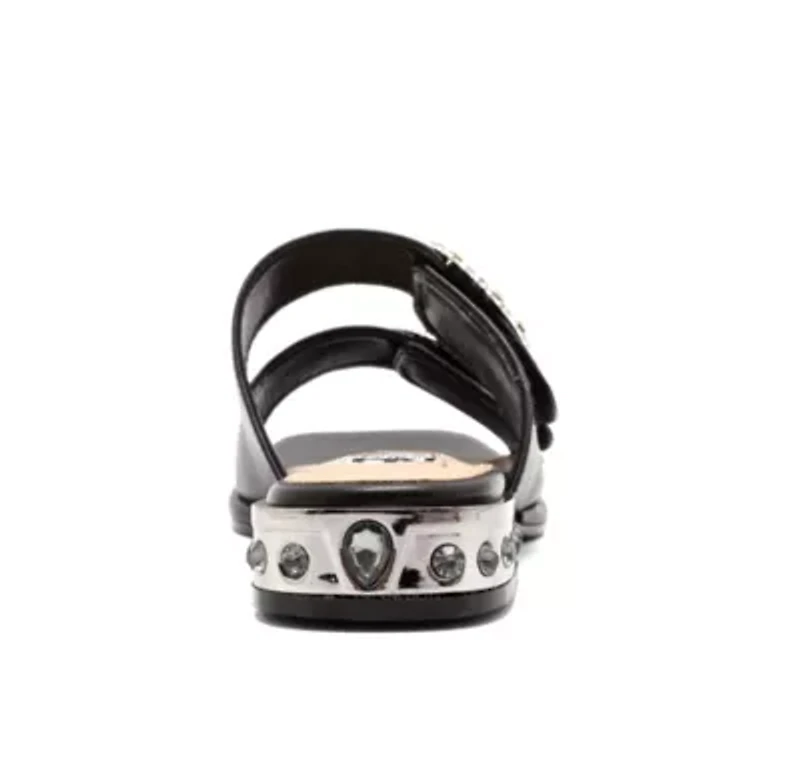 Resort, Double Jewel Buckle Sandal