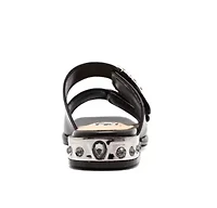 Resort, Double Jewel Buckle Sandal