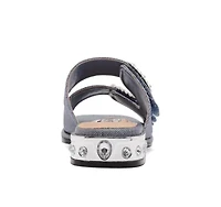 Resort, Double Jewel Buckle Sandal