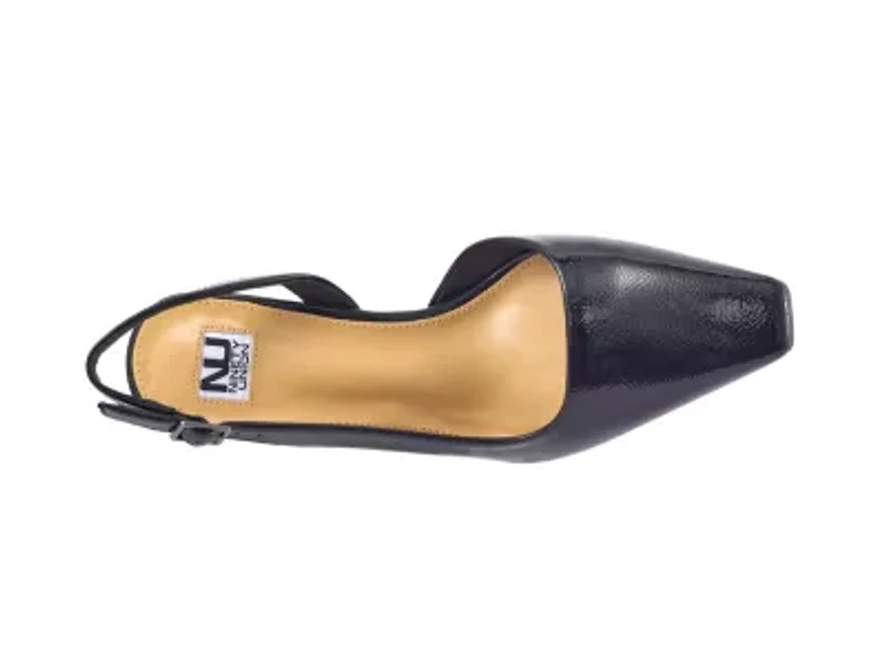 Rain, Metallic Heel Slingback