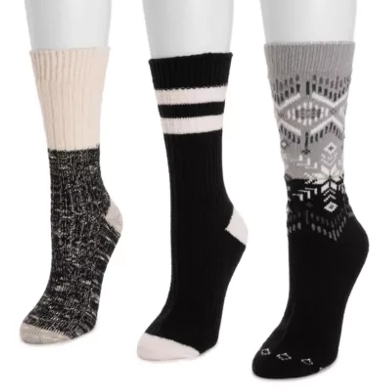 Microfiber Boot Socks 3 Pair Pack