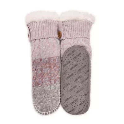 Short Cable Slipper Sock