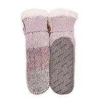 Short Cable Slipper Sock