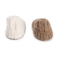 Cuffed Sweater Knit Ballerina - 2 Pair Pack