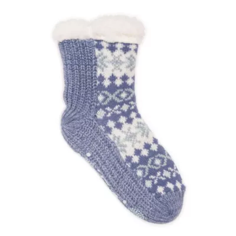 Pieced Cabin Socks