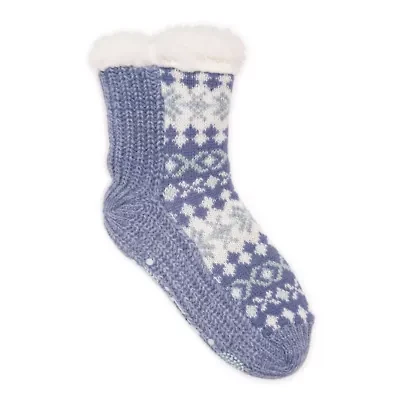 Pieced Cabin Socks