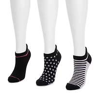 3 Pack Cotton Compression Ankle Socks