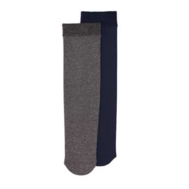 2 Pack Fleece Lined Knee High Socks