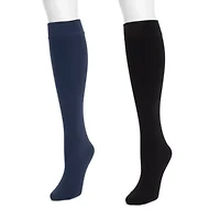 2 Pack Fleece Lined Knee High Socks