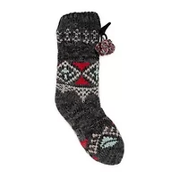 Chunky Fairisle/Cable Mix Cabin Socks