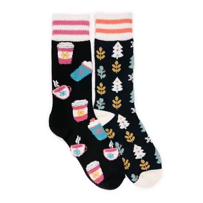 Novelty Cozy Lounge Socks 2 Pack