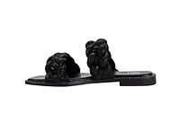 Sunrise, Two Straps, Rhinestone Flat Sandal