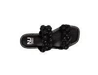 Sunrise, Two Straps, Rhinestone Flat Sandal