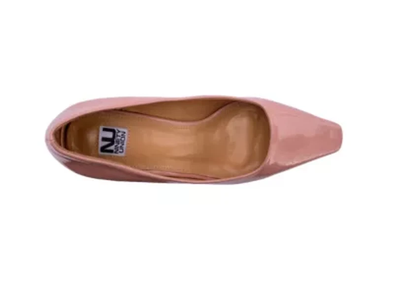 Blink, Square Toe Pump On A Architectural Heel