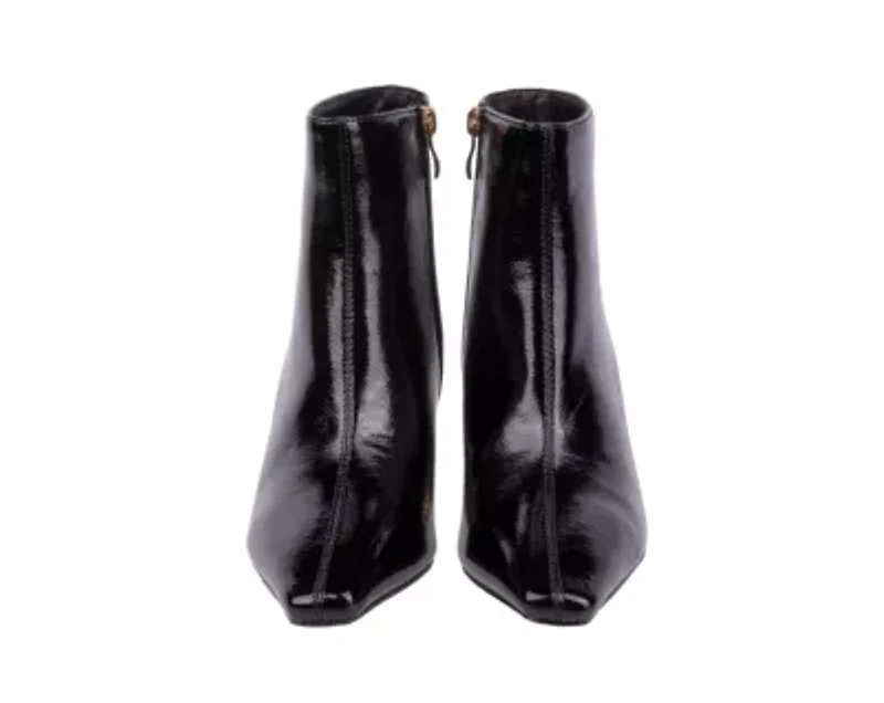 Brooke, Metallic Block Heel Ankle Bootie