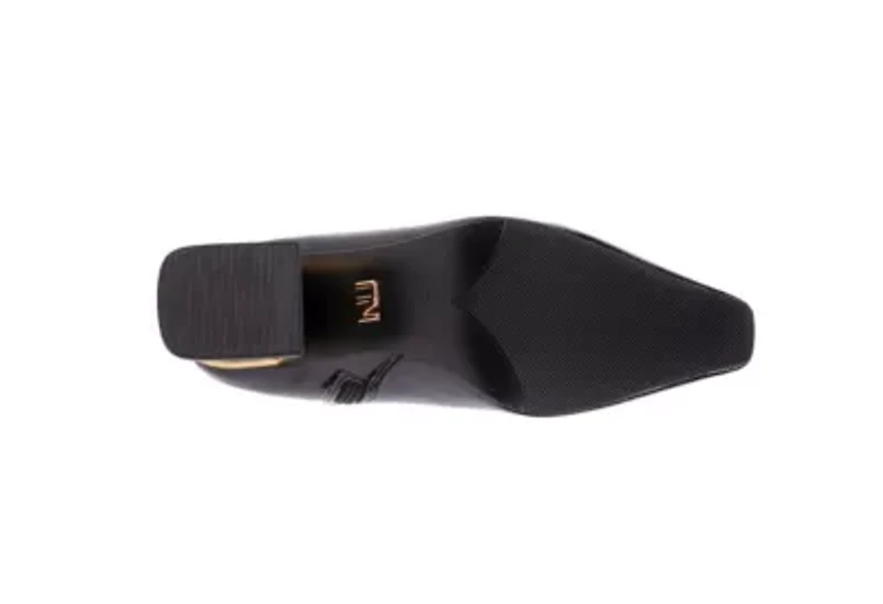 Brooke, Metallic Block Heel Ankle Bootie