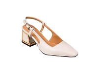 Blake, Metallic Block Heel Slingback
