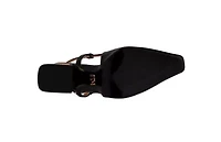 Blake, Metallic Block Heel Slingback