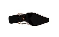 Blake, Metallic Block Heel Slingback