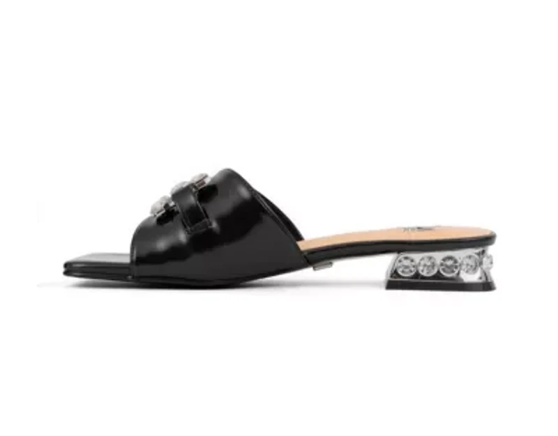 Charm, Jewel Heel Slide With Large Ornament