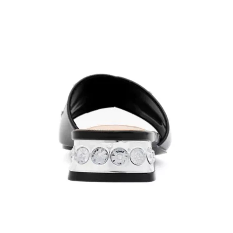 Charm, Jewel Heel Slide With Large Ornament